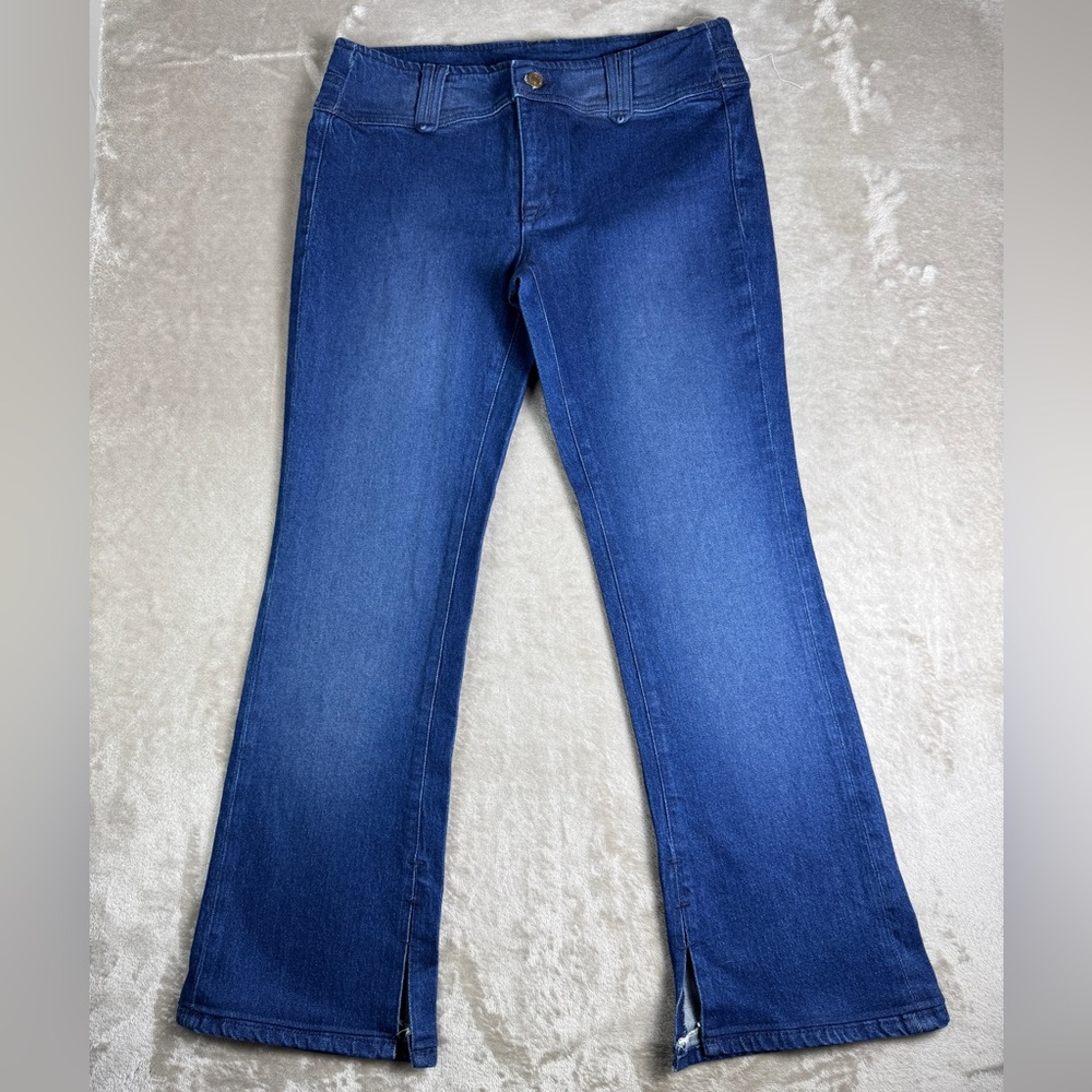 Free People We The Free Jeans Size 29 Slim Flare Stillwater Low-Rise Medium Wash - Picture 4 of 16